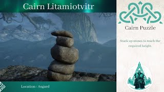 Asgard Cairn Stack Stone Puzzle  Litamiotvitr  Assassins Creed Valhalla [upl. by Nylram]