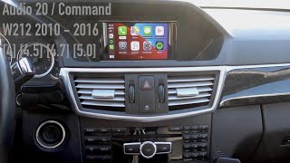 MercedesBenz  How To  Install CarPlay For Audio 20 [upl. by Secilu21]