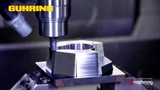 Guhring RF 100F milling [upl. by Ahsatsana110]