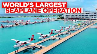 Flying in the Maldives  World’s Largest Seaplane Operation [upl. by Nylyak]