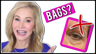 REMOVE UNDER EYE BAGS IN 3 MINUTES  MY NEWEST FIND [upl. by Aianat]