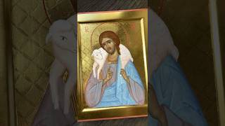 Jesus Christ the Good Shepherd Icon shorts [upl. by Conte822]