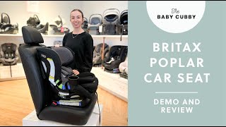 Britax Poplar Convertible Car Seat Demo and Review  How to Install Poplar Convertible Car Seat [upl. by Bramwell]