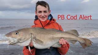 Cod Fishing Bristol Channel  Shurton Reef Somerset UK  PB Cod Alert [upl. by Anirbys]