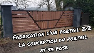 Comment fabriquer un portail coulissant 22  Fabrication du portail et son installation portail [upl. by Atinram]