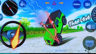 Dollar Song Modified Mahindra green Thar😈 Indian Cars Simulator 3D  Android Gameplay🥵 [upl. by Ahsieken386]