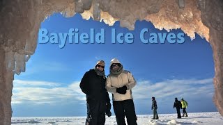 Bayfield Ice Caves  Apostle Islands National Lakeshore [upl. by Bink323]