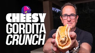 THE BEST CHEESY GORDITA CRUNCH FROM TACO BELL AT HOME SAM THE COOKING GUY [upl. by Faxon563]