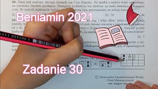 Beniamin 2021Zadanie 30 Kangur MatematycznyKlasy V i VIKlasa 5 i 6 [upl. by Leinaj]