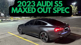 2023 AUDI S5 Sportback  Night POV Drive Fully Loaded Spec [upl. by Arikehs656]