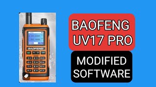 Baofeng UV17 PRO GPSMODIFIED SOFTWARE CPS  adds Airband amp More [upl. by Zigmund]