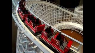 Adam Throgmorton’s Incredible Working Wooden Coaster Model [upl. by Alderson]