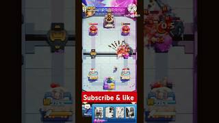 clash royale  4 card game play  see the full fight 🤯👑 [upl. by Ainekahs]