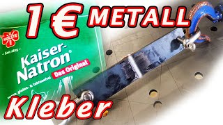 Hausmittel besser als ProfiKleber 1€ Metall KLEBER Test [upl. by Ahsieken]