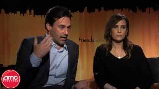 Jon Hamm amp Kristen Wiig Talk quotFriends With Kidsquot [upl. by Salvay]