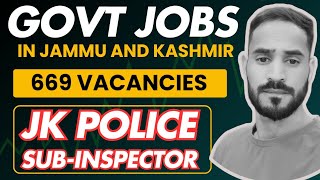 Jkssb New Recruitment 202425  Jkp Subinspector Vacancies  669 Posts [upl. by Gnilrac464]