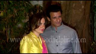 Sharman Joshi amp Prerana Chopra At Aamir Khans Diwali Party [upl. by Hsan]