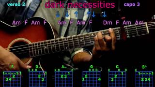 dark necessities red hot chili peppers acordes en guitarra [upl. by Jade]