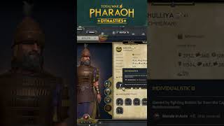 Customize Generals with Traits How To  Total War Pharaoh Dynasties Tips totalwarpharaoh shorts [upl. by Iaw]