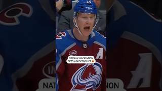 Nathan MacKinnon LOSES IT On The Ref 😬 [upl. by Tnomad]