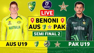 U19 World Cup Live Australia v Pakistan U19 Live  AUS U19 vs PAK U19 Live Commentary  2nd Innings [upl. by Eunice]