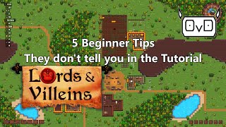 Lords and Villeins  5 Beginner Tips [upl. by Aicinod]