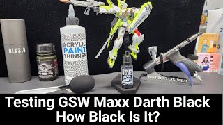 Testing Green Stuff World Maxx Darth Black Paint  Is It The Blackest [upl. by Asiek324]