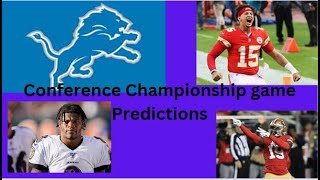 NFL Conference Championship Predictions [upl. by Mastrianni]