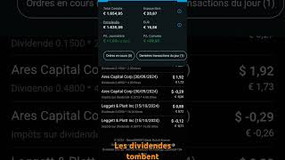 Les dividendes pleuvent bourse investiment finance [upl. by Jakob]