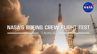 NASA’s Boeing Starliner Crew Flight Test Launch – June 5 2024 Official NASA Broadcast [upl. by Trilbee]