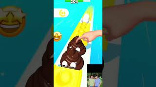 Happy Pop run game play the Evolution Pop run lvl video recording 😁gameplay funny games [upl. by Luigi]