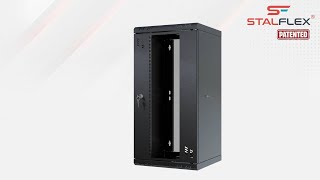 IT Armadio RACK Standard 10 12U 300 VETRO NERO [upl. by Seka]