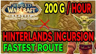 The Most Efficient GUIDE To HINTERLANDS INCURSION Get your EMERALD CHIPS Fast [upl. by Enirolf139]