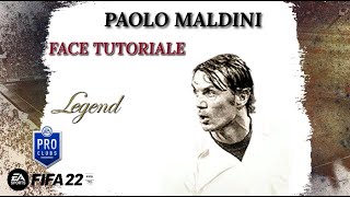 🧑 TUTO FIFA 22  Création de Paolo Maldini  Mode Club Pro Légende [upl. by Anegue]