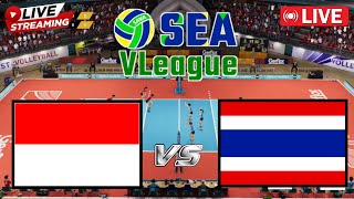 🔴LIVE  INDONESIA VS THAILAND  VOLI PUTRA  SEA V LEAGUE 2024  LIVE HARI INI SIMULATIONREACTION [upl. by Essilevi255]