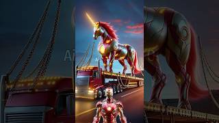 Superheroes But Unicorn Evaluated💥 Marvel amp DCAll Characters marvel viralvideo ai avenegers [upl. by Ayamat]