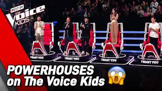 Phenomenal POWERHOUSES on The Voice Kids 🔥 [upl. by Harp]