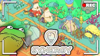 SYNERGY A Seussical MoebiusInspired Survival City Builder [upl. by Kermie]