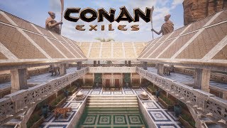 Conan Exiles  Aquilonian Bath House Speed Build [upl. by Tailor369]