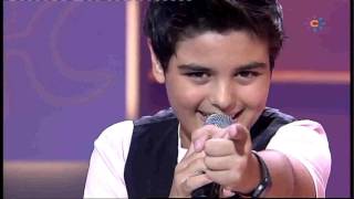 Abraham Mateo 11 años canta quotBURBUJAS DE AMORquot ante Juan Luis Guerra [upl. by Rajewski611]