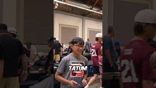 PART 2 He Met His Favorite Sports Card YouTuber at a card show shorts [upl. by Ilak]