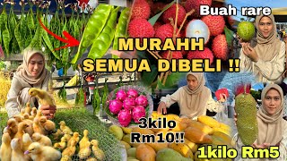 SEBAB BUAH KAT SINI MURAH KITA BORONG  Amazing Malaysia Morning Market [upl. by Ertsevlis]