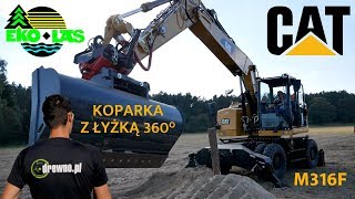 Caterpillar  Koparka kołowa MF316F  EKOLAS 2018 [upl. by Paulo799]