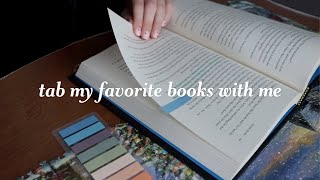 BOOKMAS🎄 library sale amp adding tabs to my favorite books [upl. by Carlota]