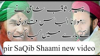 Pir SaQib Shaami new video talk by Molana Alyas Qadri [upl. by Rettig265]