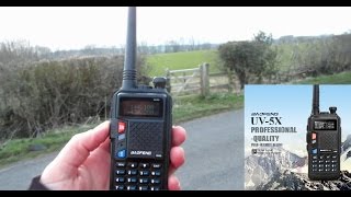 Baofeng UV 5X  Field Test  Power Test  SDR Record SDR RTL2832U amp R820T2 USB [upl. by Corliss]