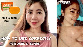 HOW TO USE LIKAS PAPAYA SOAP CORRECTLY  FOR ACNE amp SCARS [upl. by Eellehs]