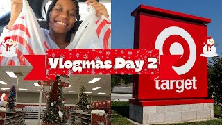 Target Christmas Shopping  Haul  Vlogmas Day 2 [upl. by Aziaf]