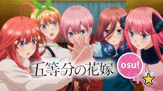 The Quintessential Quintuplets OP 2  osu ★4 [upl. by Llenral445]