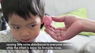 Music Pacifier a musical soother concept for babies amp toddlers [upl. by Retrak]